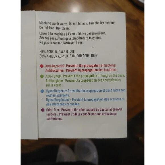 Hooked on Sunshine "For..." Lavender Purple Acrylic Blend Baby Blanket~43.5" - Picture 12 of 12